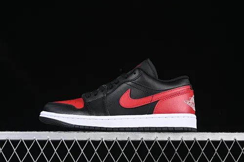 All categories Air Jordan Jordan series basketball shoes Air Jordan 1 Low G version pure original Air Jordan 1 Low AJ1 Joe 1 red and black low-top cultural casual sneakers 553558-067